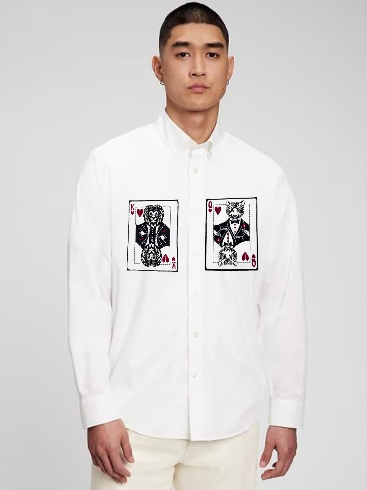 KING 'N' QUEEN BRODÉE SHIRT