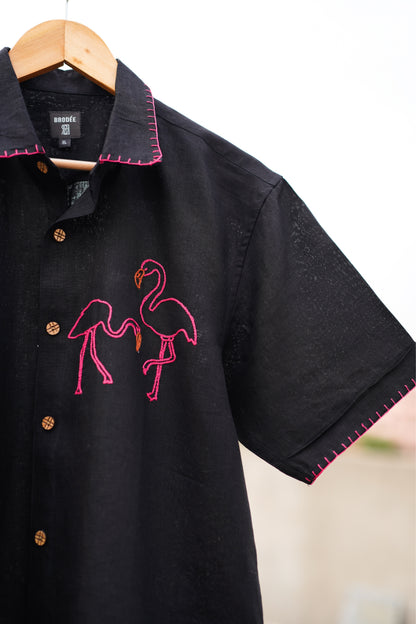 BRODÉE FLAMINGO SHIRT