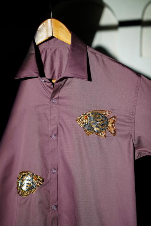 BRODÉE FISH SHIRT