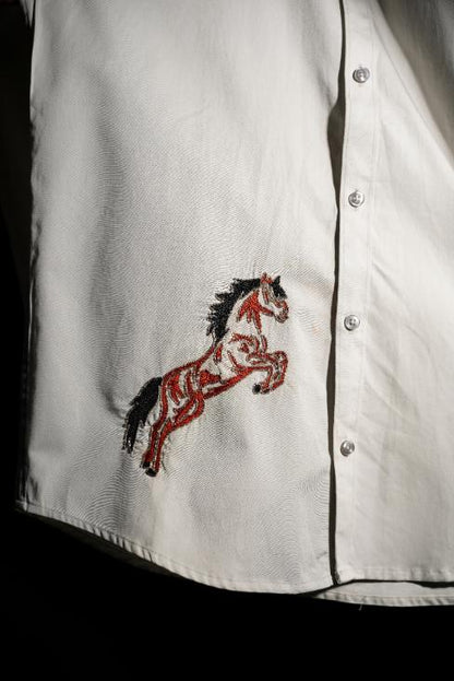 TROTTING HORSE BRODÉE SHIRT