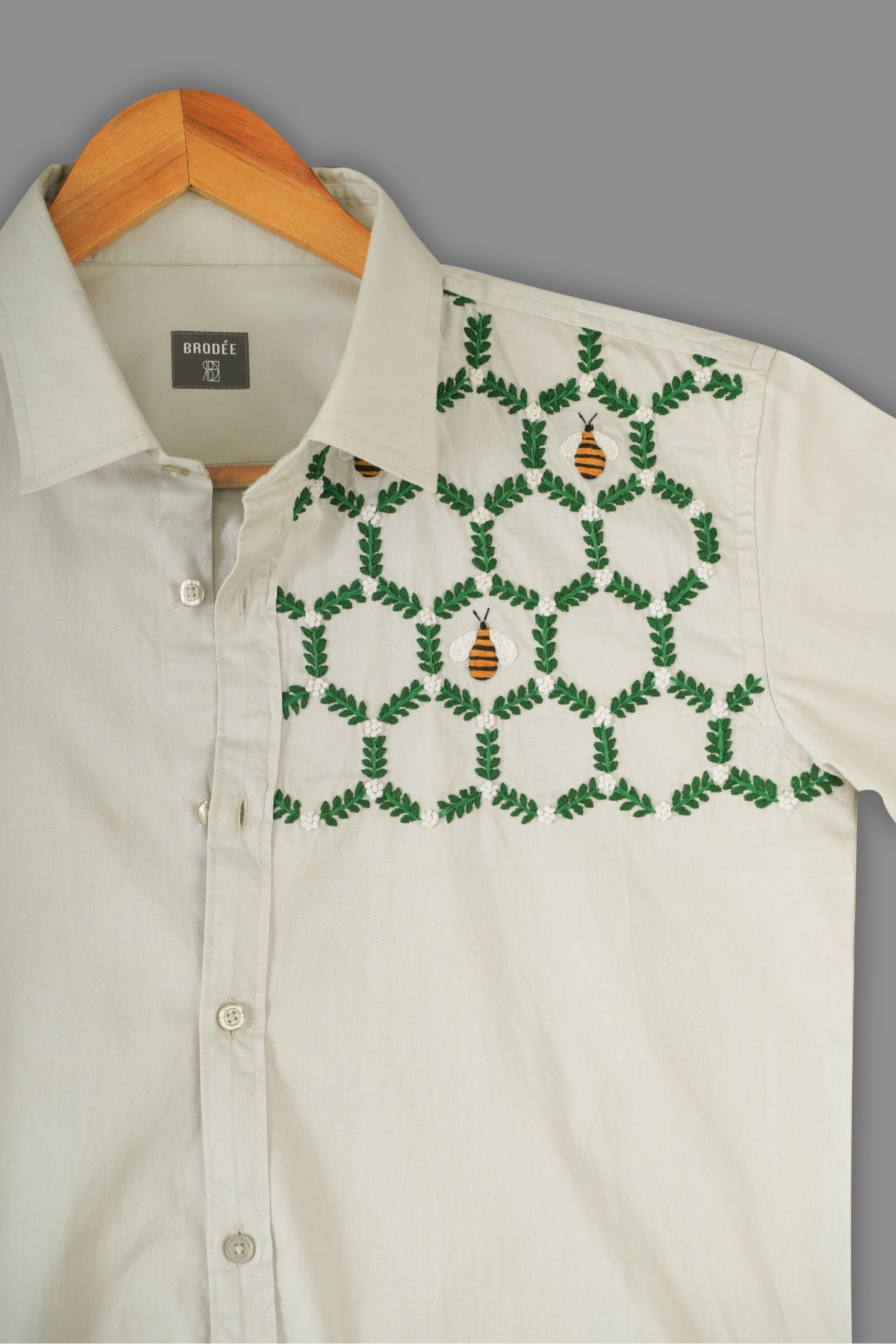 HONEYCOMB BRODÉE SHIRT